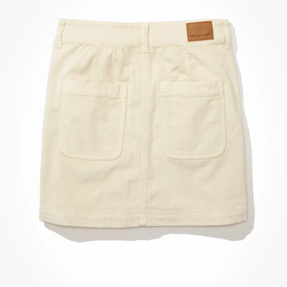 American Eagle Zip-Up Corduroy Mini Skirt Women's size 2 26” waist - Picture 2 of 6